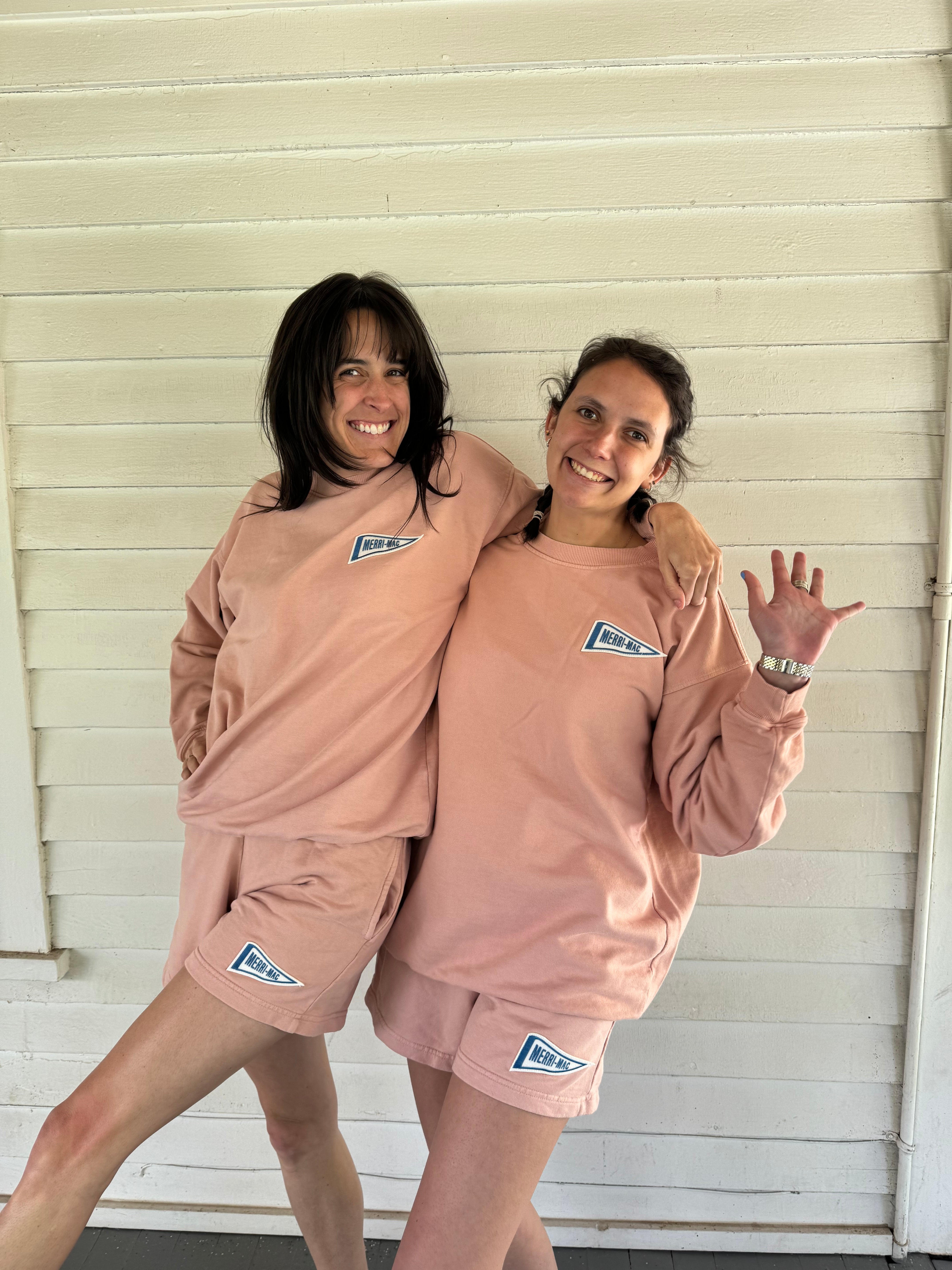 Pink Flag Sweatshorts