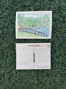 Wooden Postcard