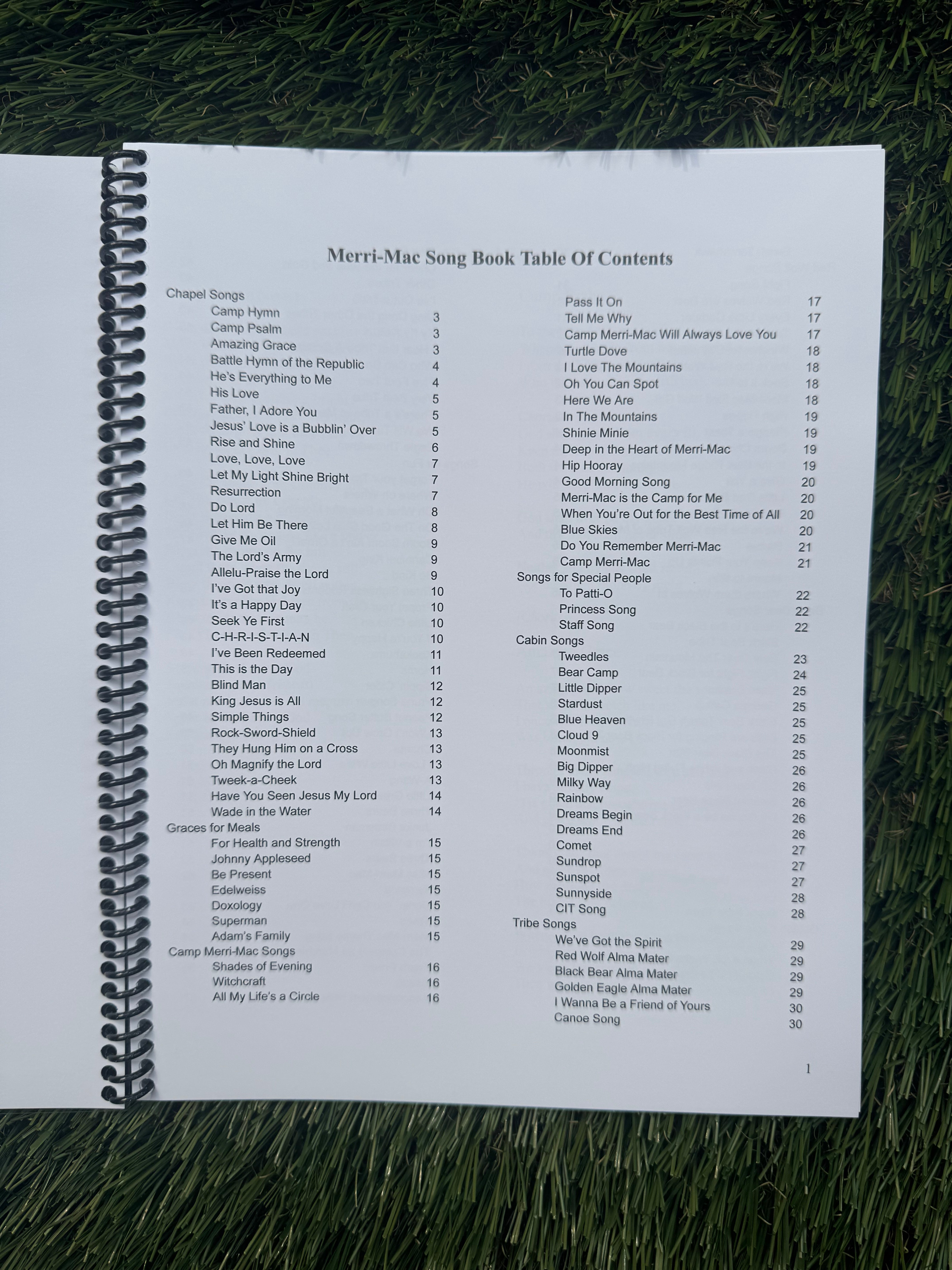 Merri-Mac Songbook