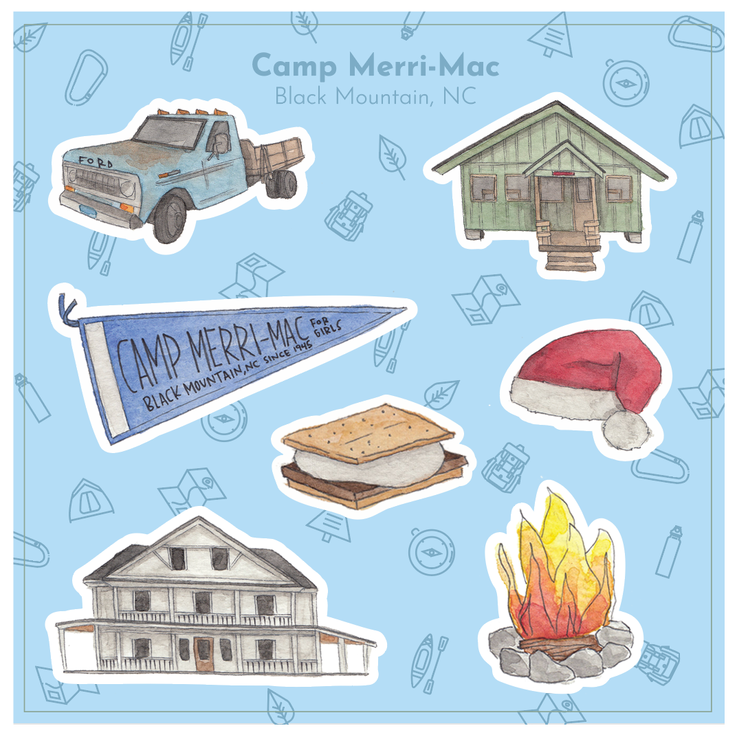 Camp Sticker Sheet