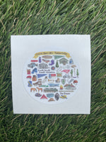 Camp Collage Sticker