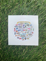 Camp Collage Sticker
